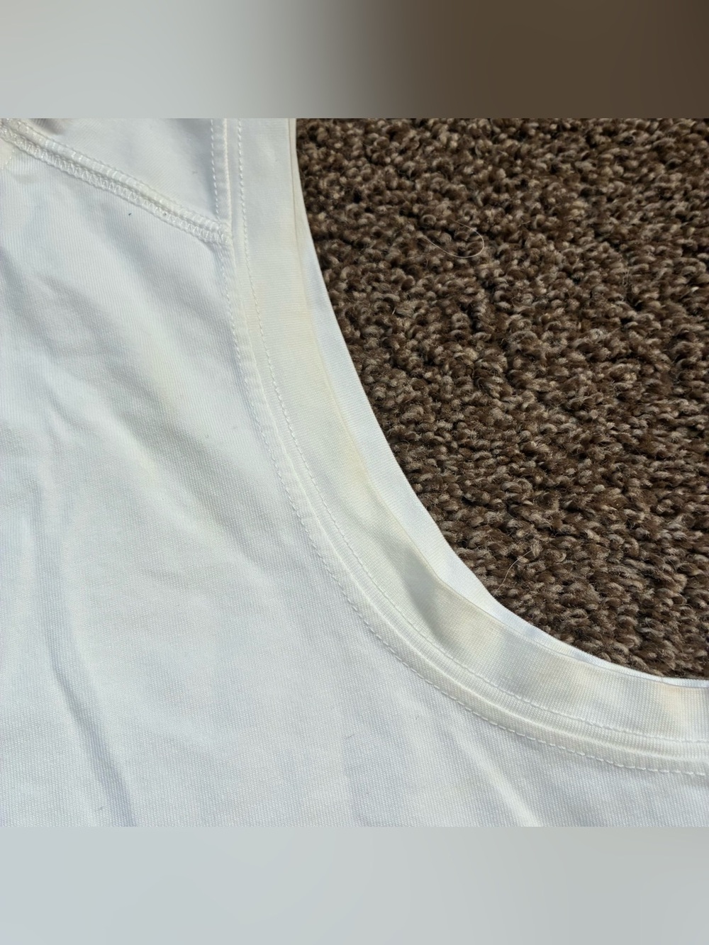 Tuckernuck TNUCK Sport White Performance Cotton Sasha Tank, Size Small - Picture 4 of 5
